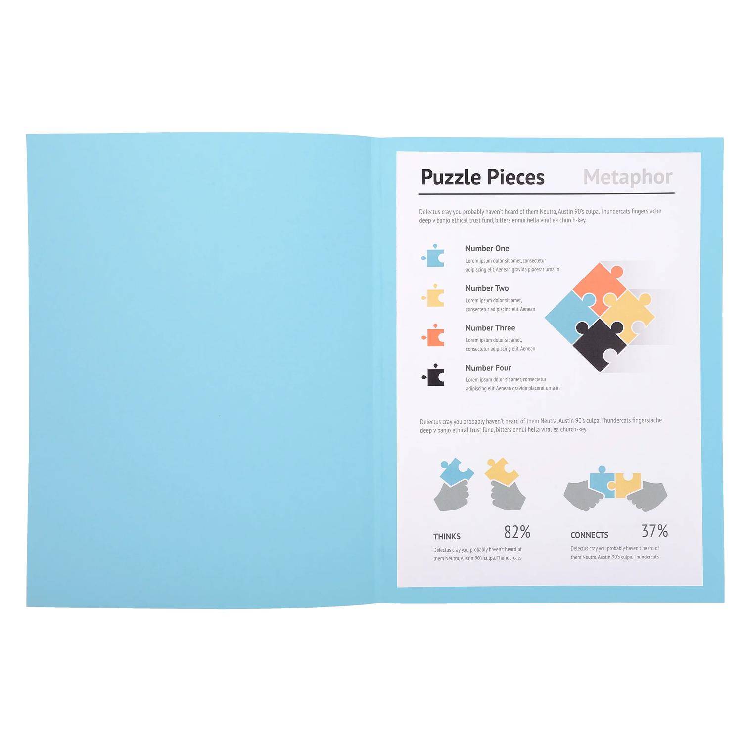 Exacompta 5x 100er Aktendeckel SUPER 160 24x32cm - Hellblau - 340006E