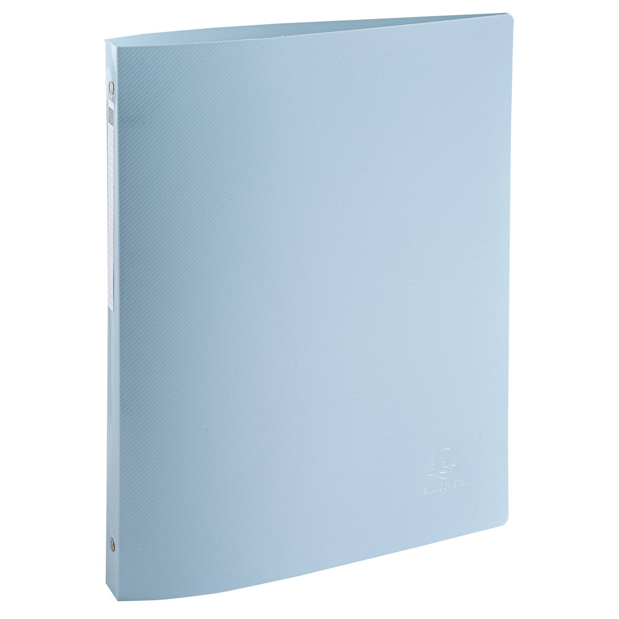 Exacompta 20x Ringhefter A4 + 4 Ringen 15mm Recycling-PP BeeBlue sortiert 51110E