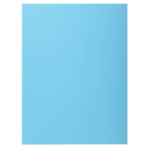 Exacompta 5x 100er Pack Aktenmappe 1 Klappe 24x32cm - Hellblau - 348006E