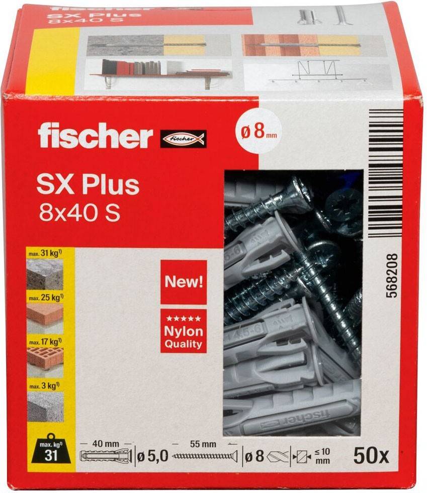 Fischer Deutschl. Dübel SX Plus SX Plus 8x40 S