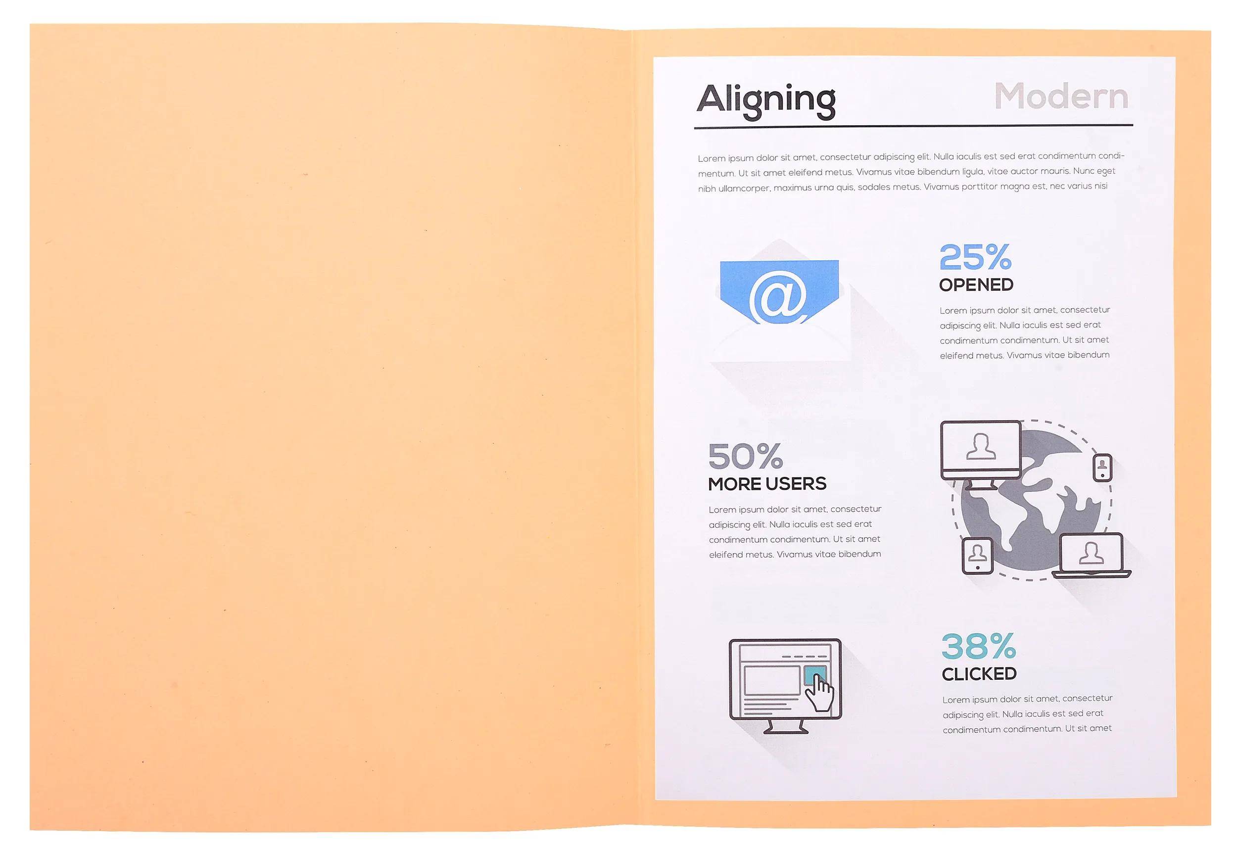 Exacompta 5x 100er Aktendeckel Recycling 24x32cm - Sand - 420002E