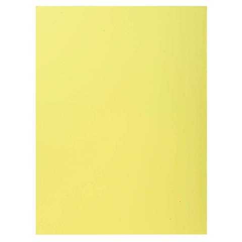 Exacompta 5x 100er Pack Aktenmappe 1 Klappe 24x32cm - Kanariengelb - 348005E