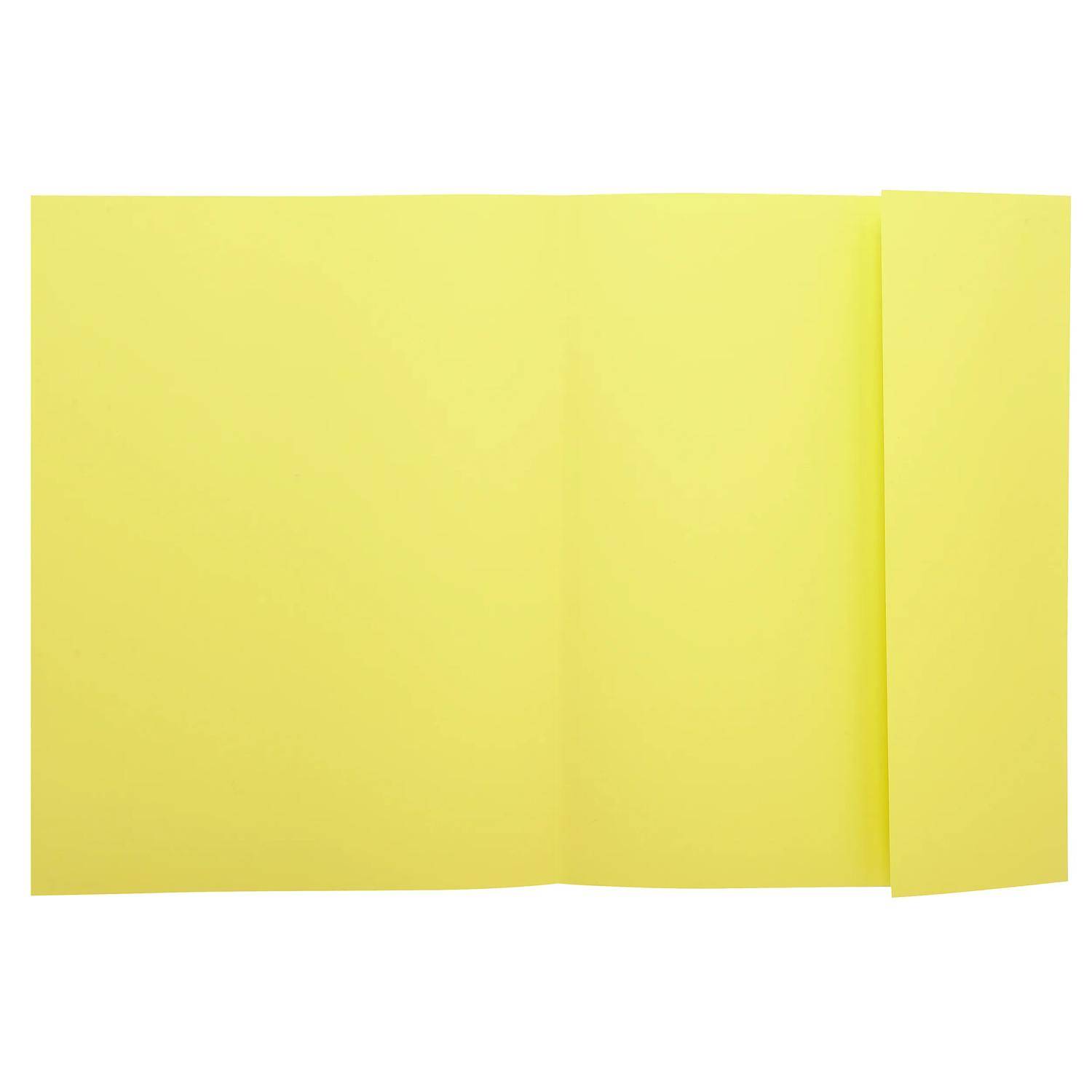 Exacompta 5x 100er Pack Aktenmappe 1 Klappe 24x32cm - Kanariengelb - 348005E