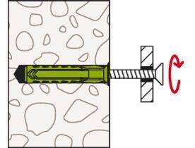 Fischer Deutschl. Dübel SX Plus SXPl.6x30SK(VE15)