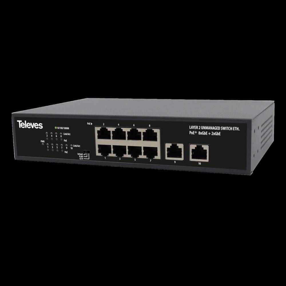 Televes Ethernet Switch L2 SWUM1000POE+