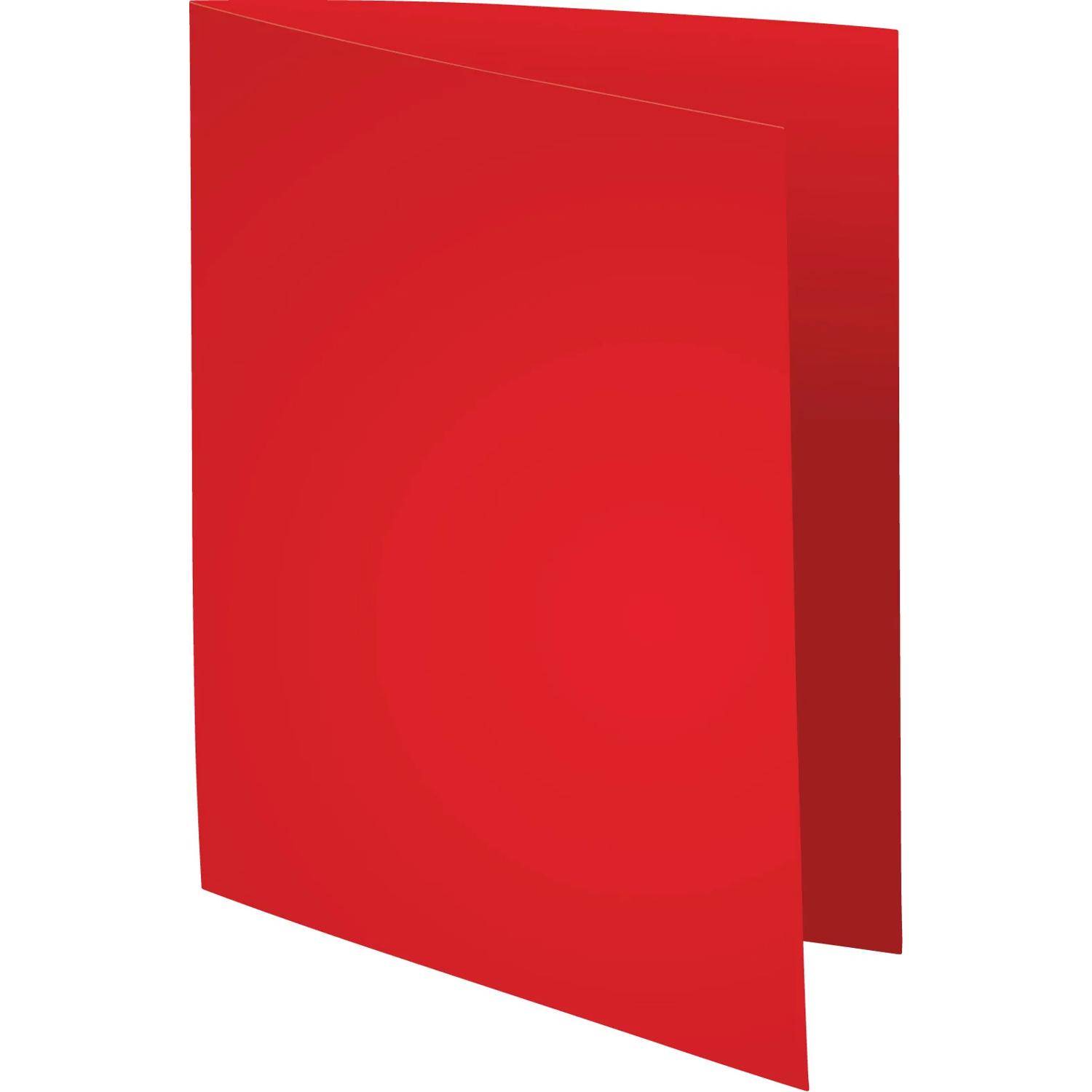Exacompta 5x 100er Aktendeckel SUPER 160 24x32cm - Rot - 340012E