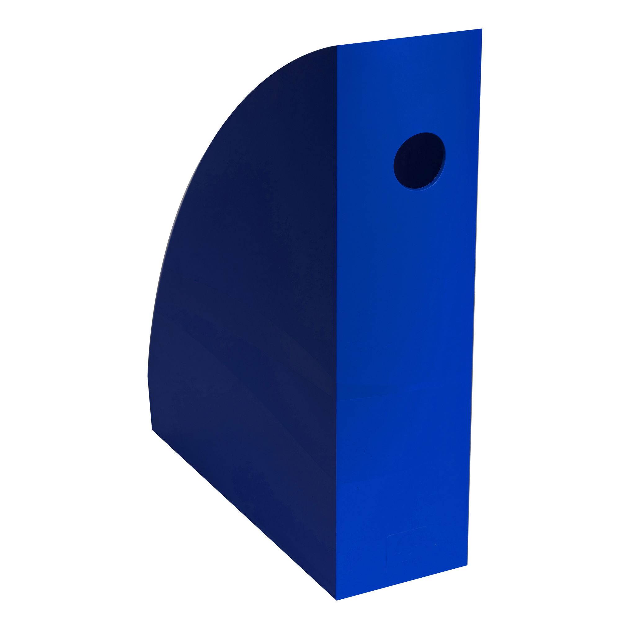 Exacompta 6x Stehsammler MAG-CUBE, Bee Blue - Marineblau - 18204D