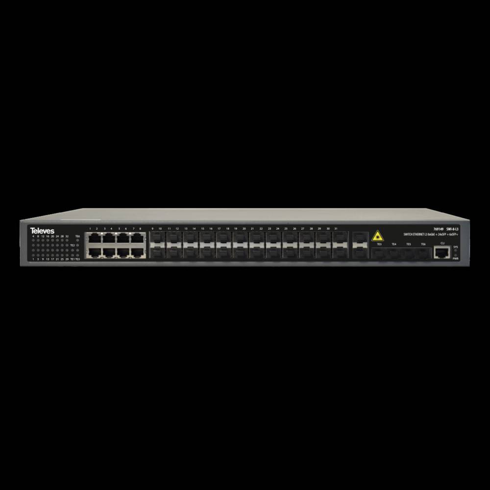 Televes Ethernet Switch L3 SWI8L3