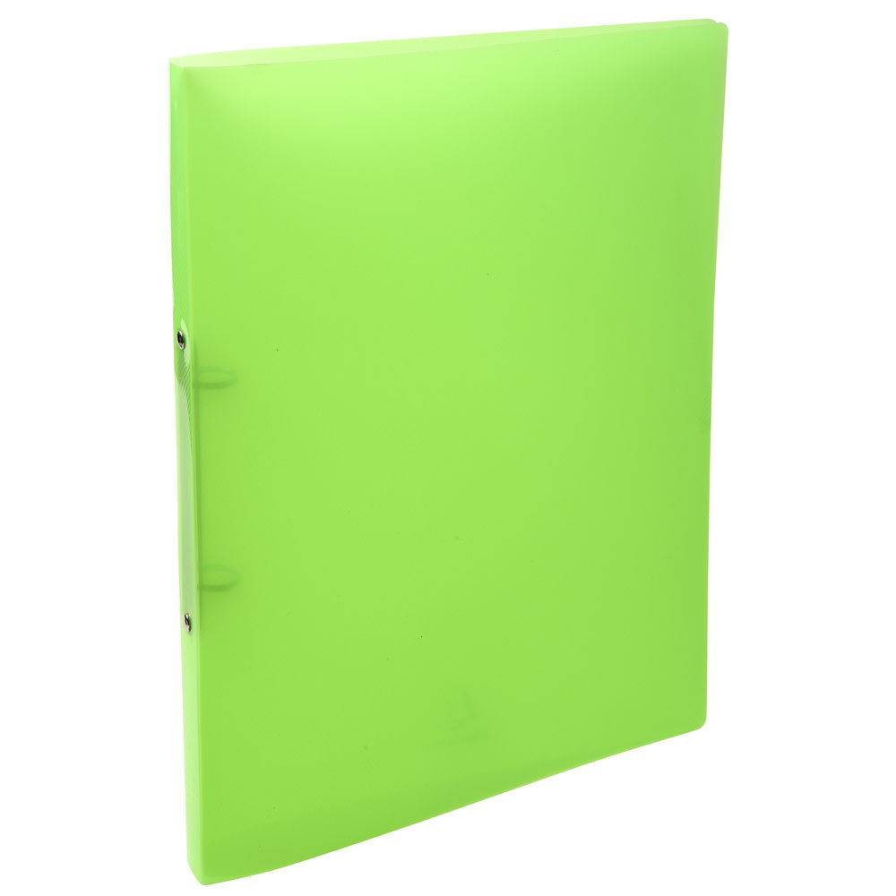 Exacompta 30x Ringbuch Crystal Colours + 2 Ringen 15mm PP, A4, sortiert, 54198E