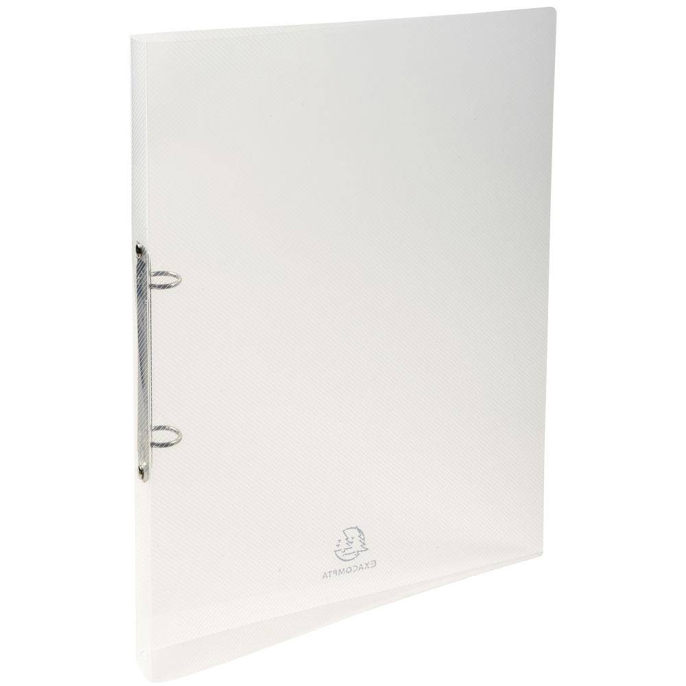 Exacompta 30x Ringbuch Crystal Colours + 2 Ringen 15mm PP, A4, sortiert, 54198E