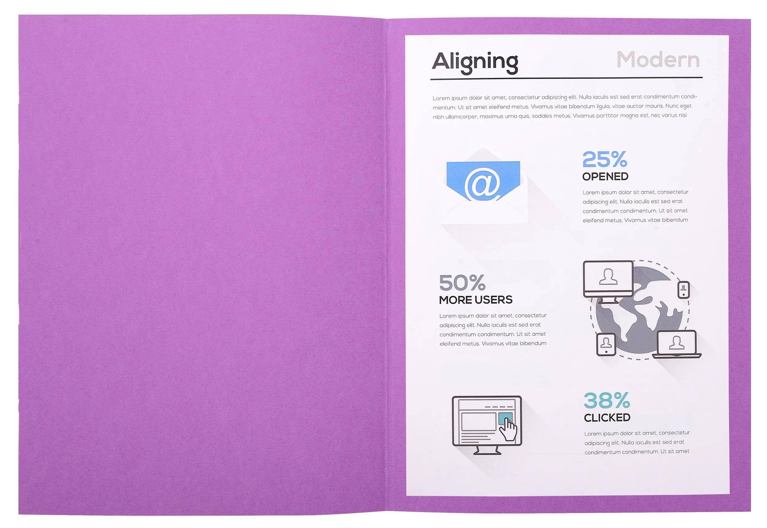 Seite mit dem Titel „Ausrichtung