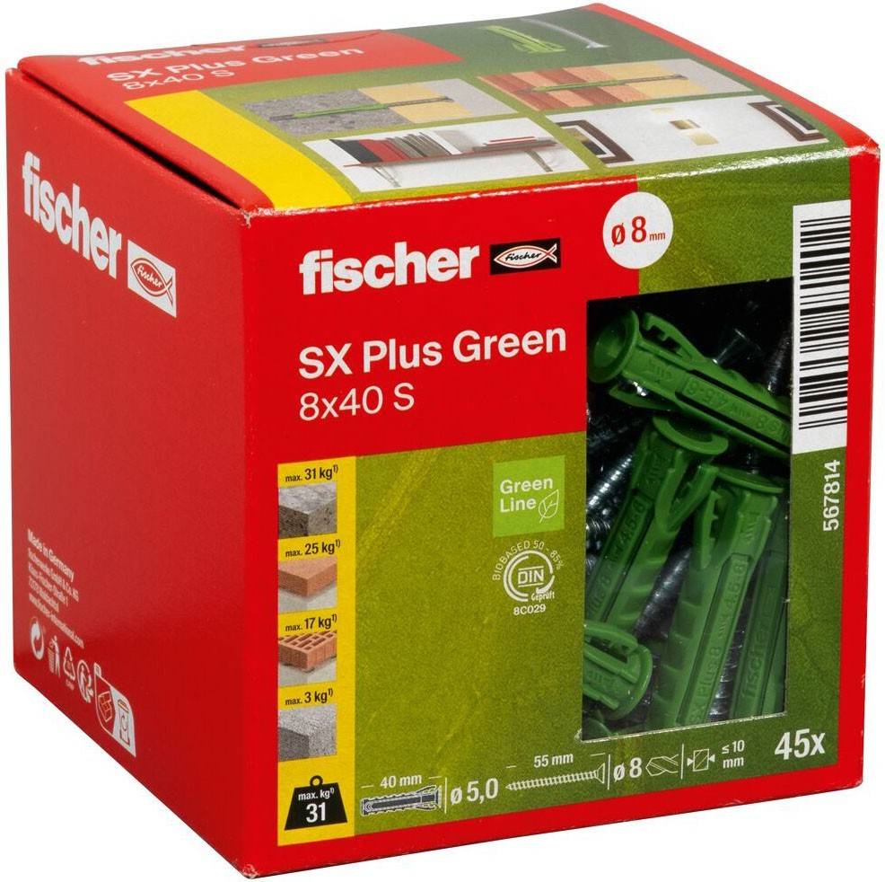 Fischer Deutschl. Dübel SX Plus SXPlusGreen8x40S