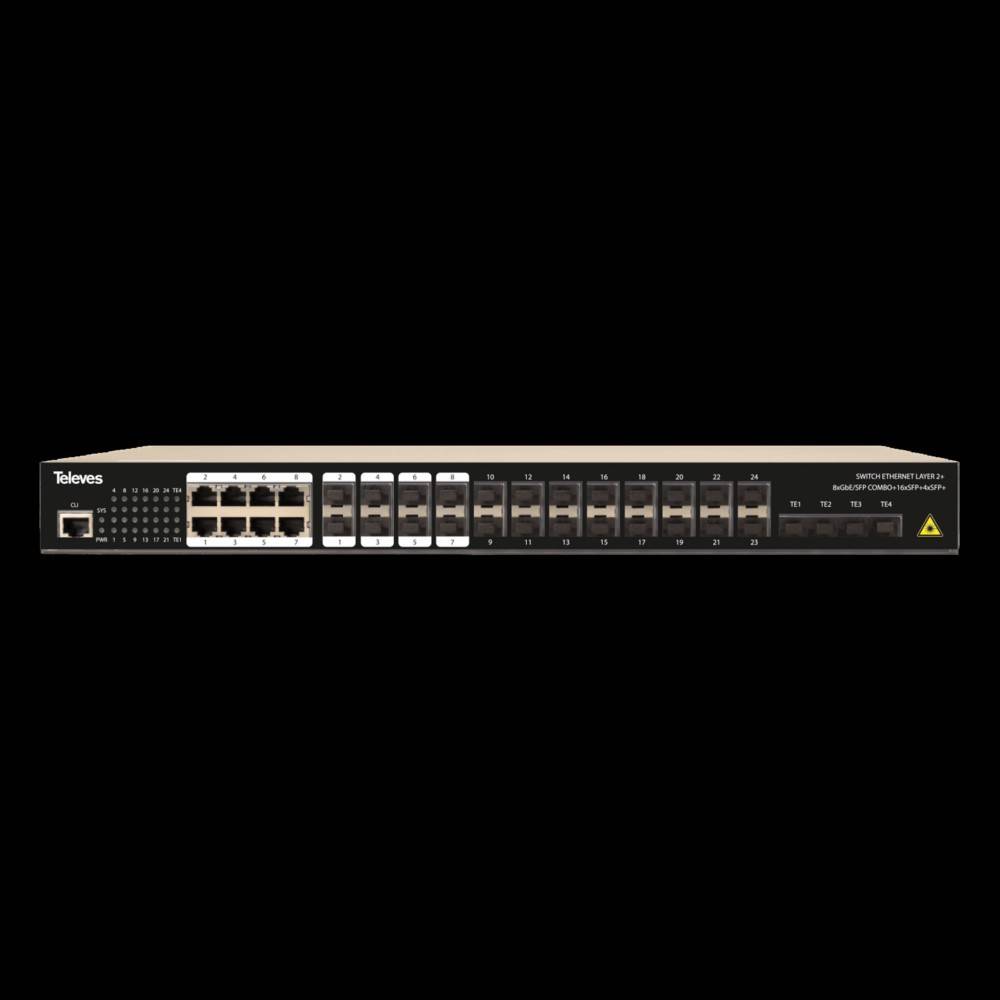 Televes Ethernet Switch L2+ SWI24N