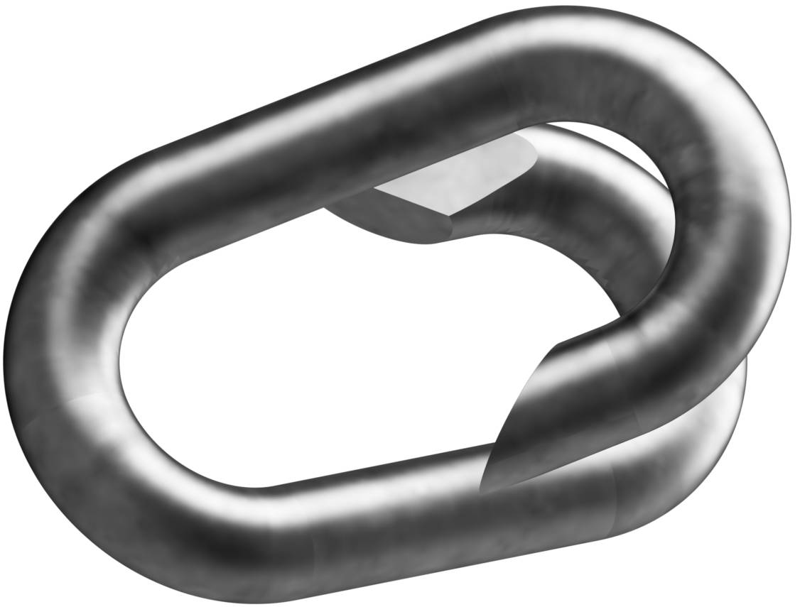 Schake 430_09 Absperrkettenglieder aus Stahl Verbindungsglied verzinkt