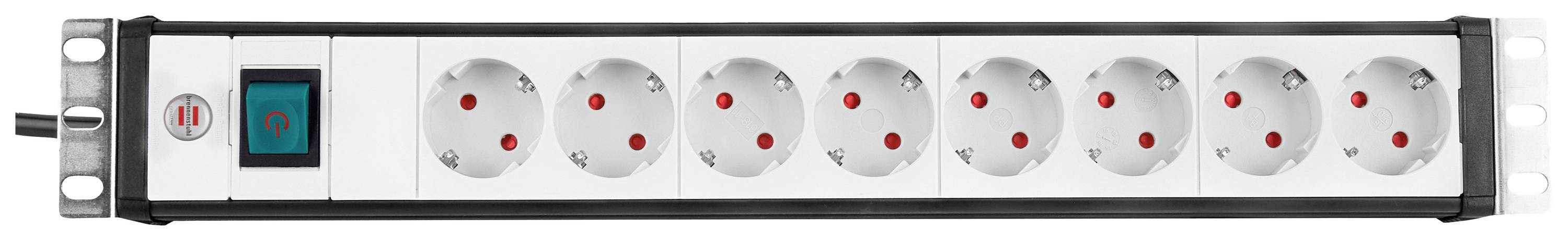 Brennenstuhl Steckdosenleiste Premium-Line 48.3cm 8x 3m Multimedia-Technik 19 Zubehör