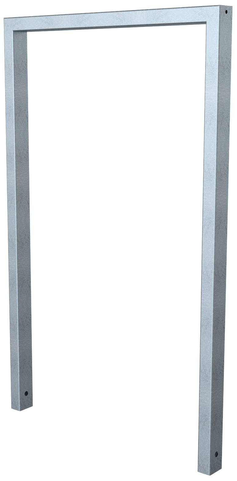 Schake 456_075 Anlehnbügel aus Stahlrohr 60 x 40 mm ohne Querholm Gesamtbreite: 750 mm feuerverzinkt