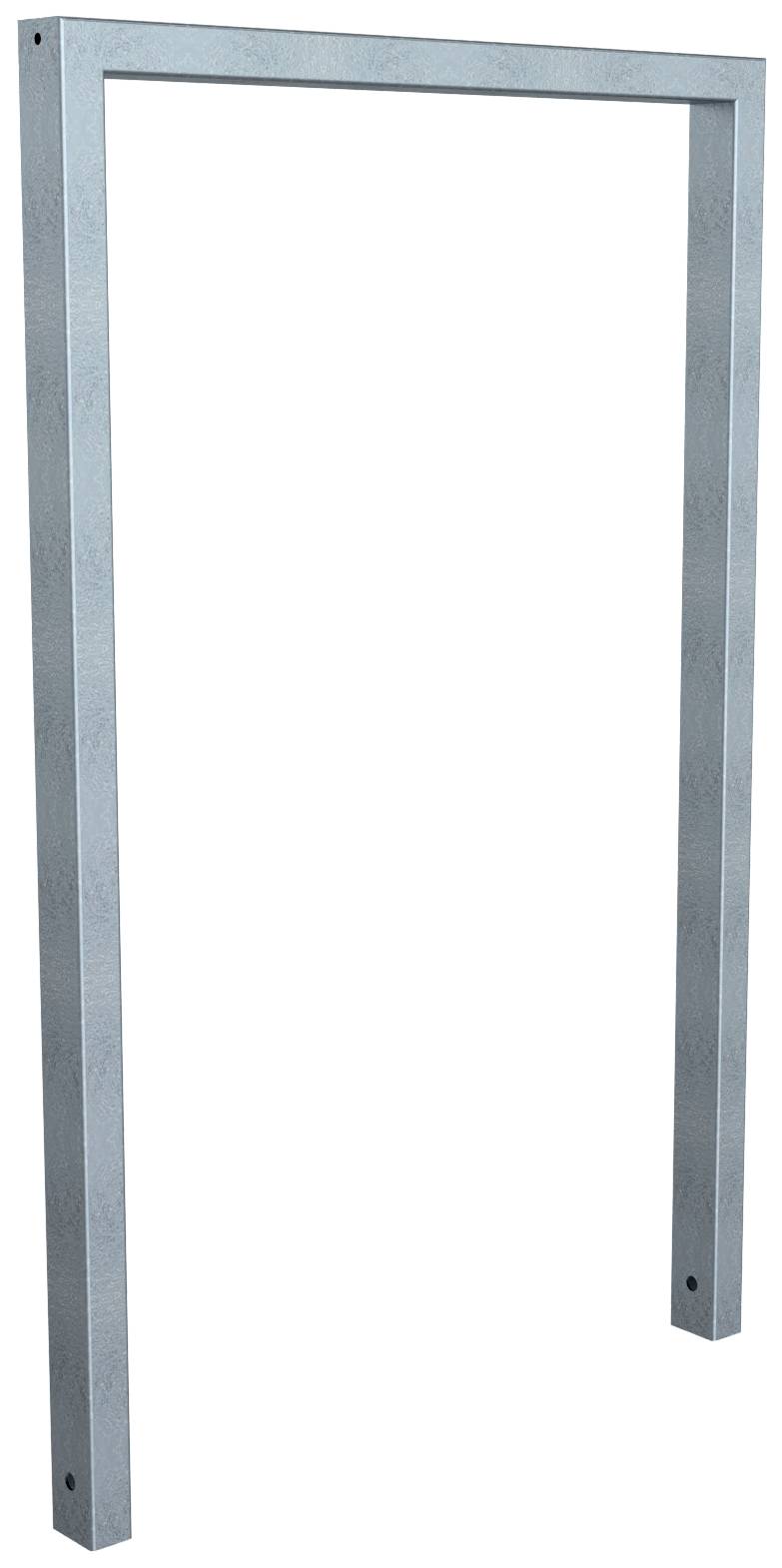 Schake 456_075 Anlehnbügel aus Stahlrohr 60 x 40 mm ohne Querholm Gesamtbreite: 750 mm feuerverzinkt