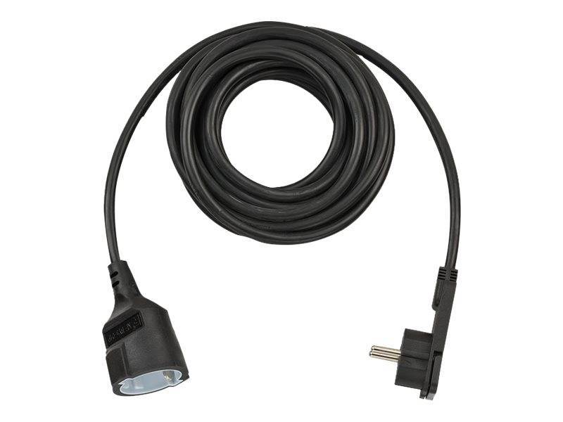 Brennenstuhl Verlängerungskabel 5m H05VV-F3G1.5 schwarz Multimedia-Technik Stromkabel