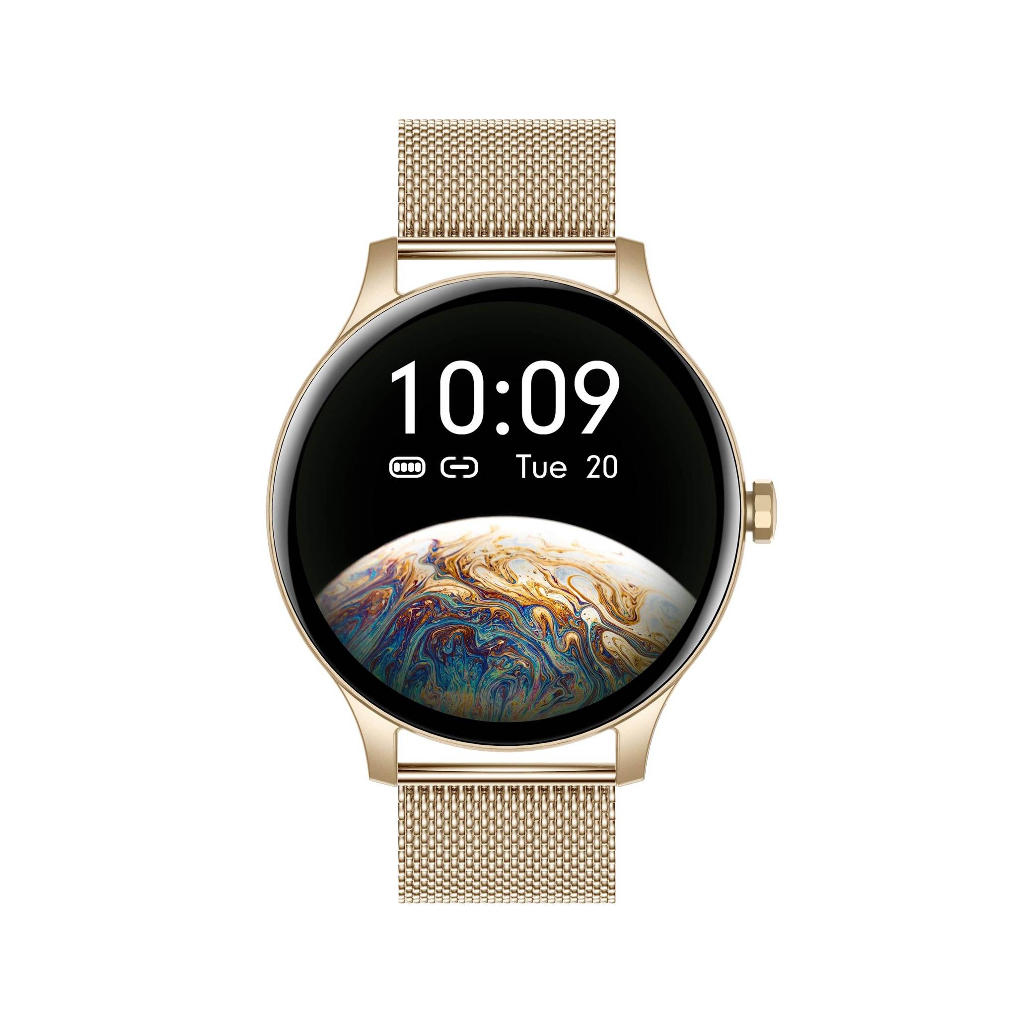 Smartwatch Garett Classy gold steel