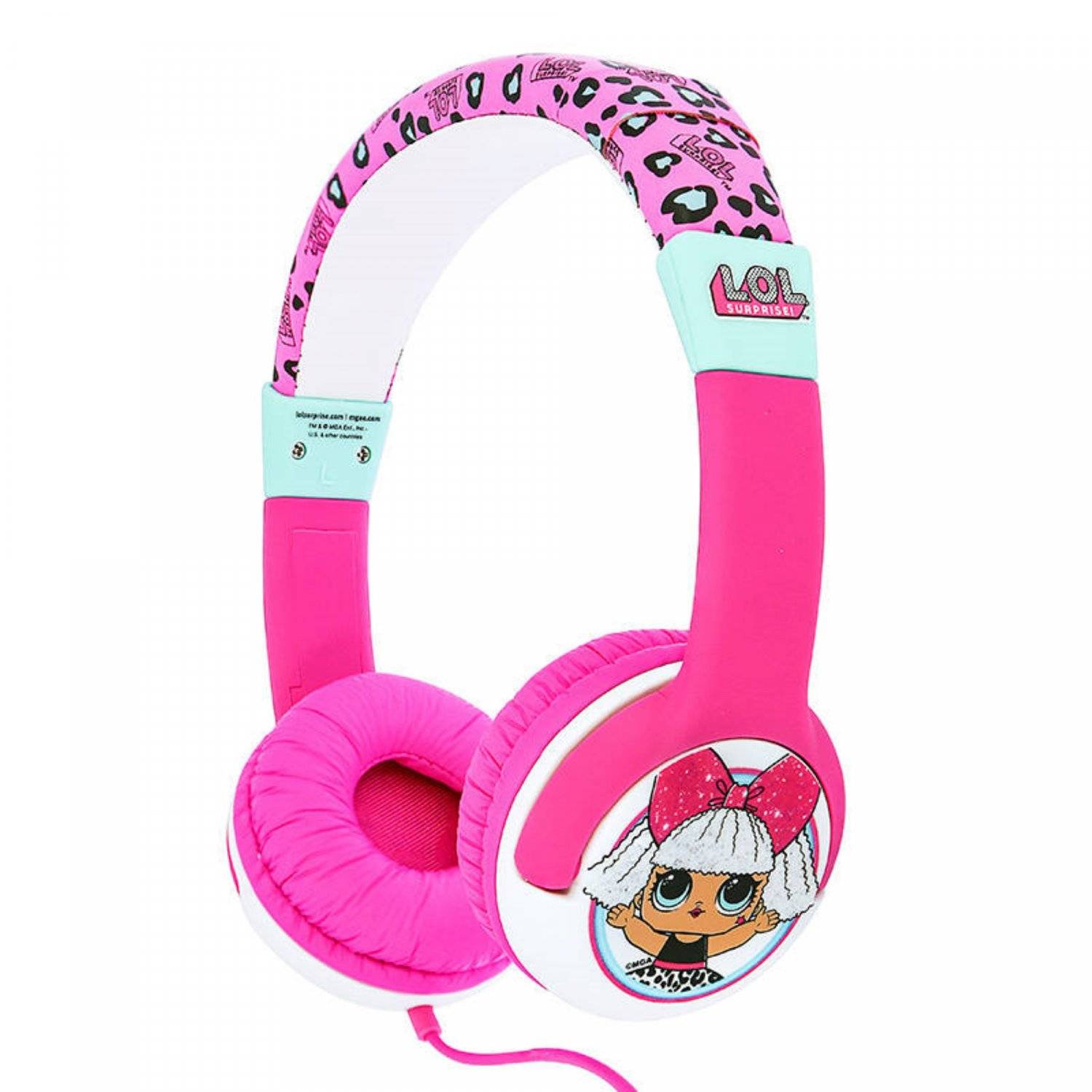 Kabelgebundene Kopfhörer für Kinder OTL LOL Surprise! My Diva pink