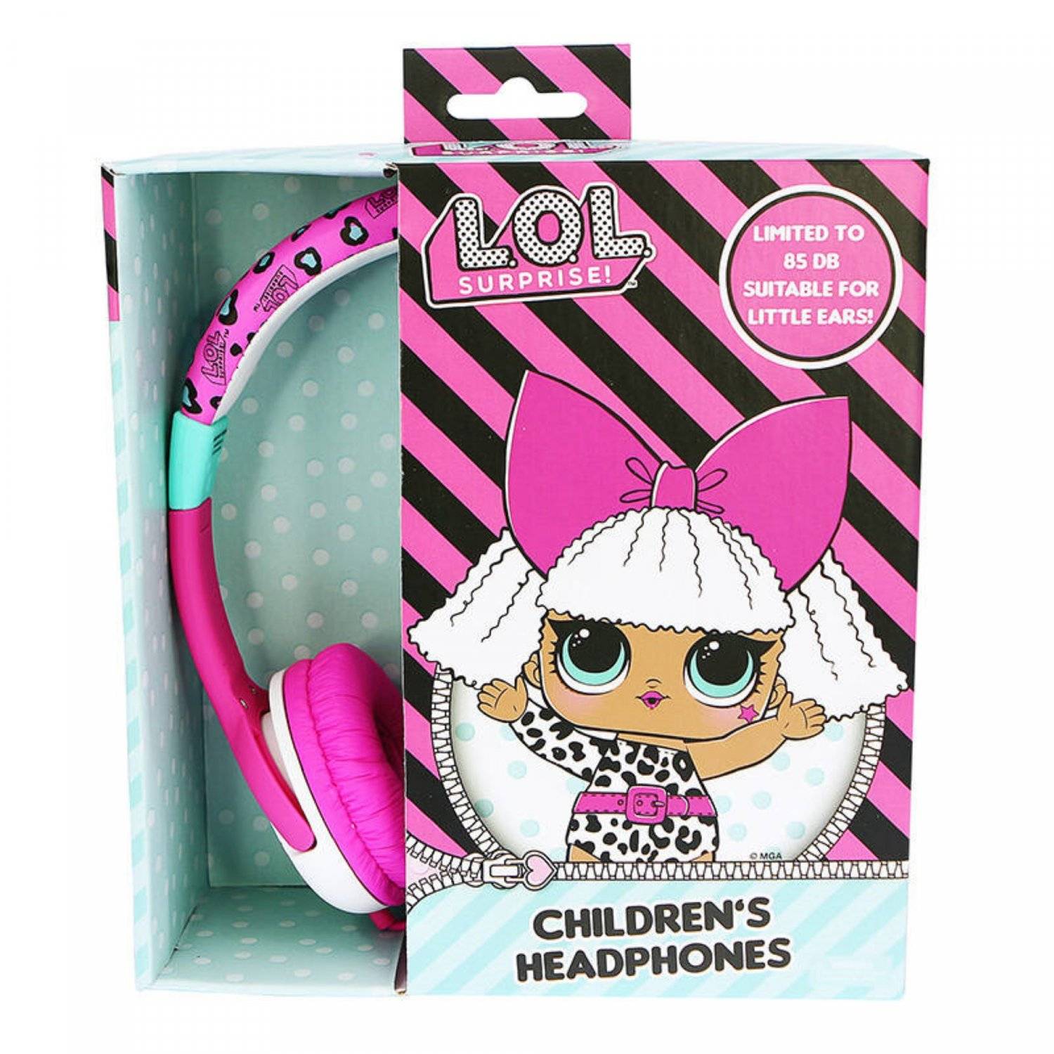Kabelgebundene Kopfhörer für Kinder OTL LOL Surprise! My Diva pink