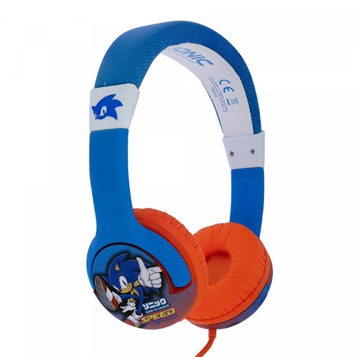 Sonic The Hedgehog kabelgebundene Kopfhörer für Kinder in Blau Sonic The Hedgehog kabelgebundene Kopfhörer für Kinder in Blau
