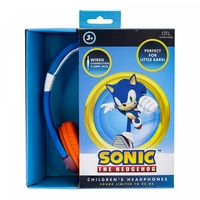 Sonic The Hedgehog kabelgebundene Kopfhörer für Kinder in Blau Sonic The Hedgehog kabelgebundene Kopfhörer für Kinder in Blau