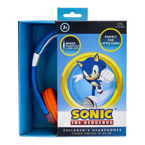 Sonic The Hedgehog kabelgebundene Kopfhörer für Kinder in Blau Sonic The Hedgehog kabelgebundene Kopfhörer für Kinder in Blau