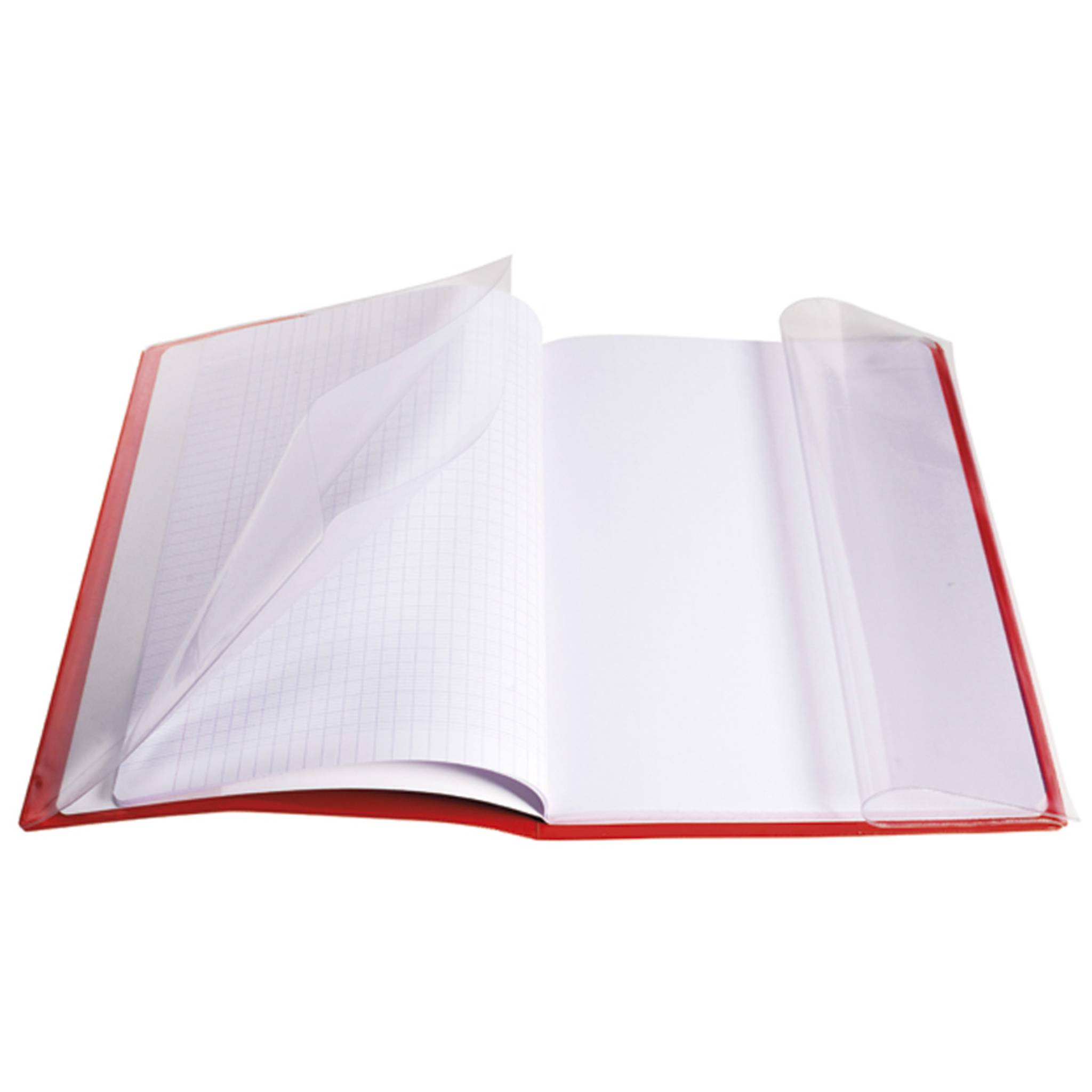 Exacompta 60x Buchhülle 24x32cm PVC - Transparent - 32430E