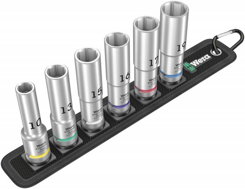 Wera Belt C Deep 1 Steckschlüsseleinsatz-Satz, 1/2-Antrieb Multimedia-Technik Werkzeug