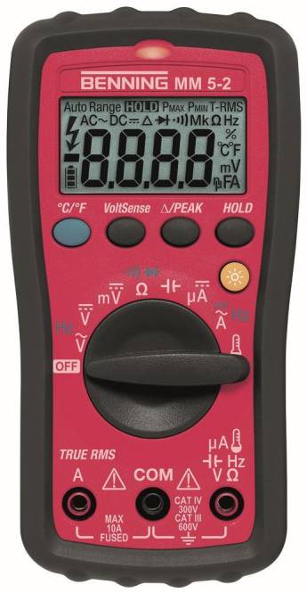 BENNI Digital-Multimeter TRMS MM5-2 mikroA-Messbereiche 044071 Install.Baumaterial Werkzeug
