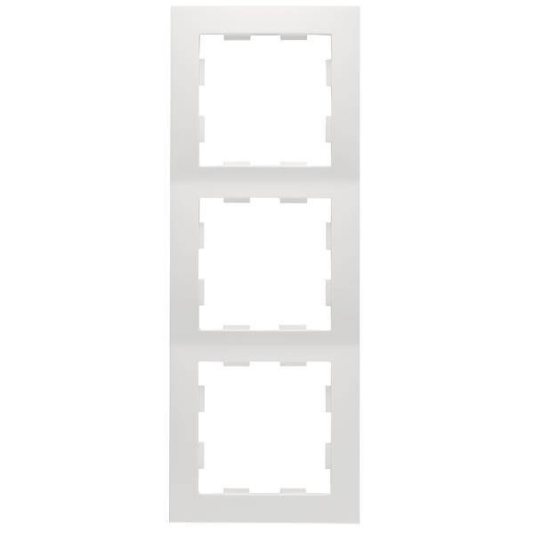 PEHA Rahmen 3f Badora 11. D 11.573.02 reinweiß (02) Install.Baumaterial Schaltermat/Geb.Steu