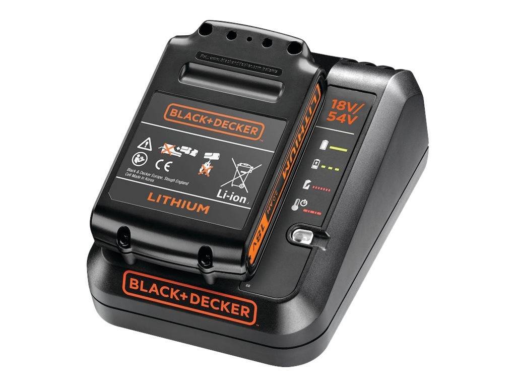 Black&Decker Akku-Ladegerät 2A + 18V 2,0 Ah Akku BDC2A20 Multimedia-Technik Ladegerät