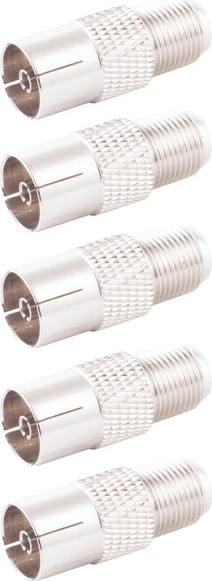 S/CONN maximum connectivity IEC-Buchse auf F-Buchse SET 10x (85324-SET5)