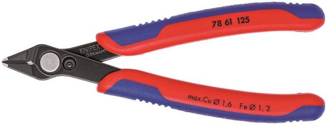 Knipex Elektronic Super Knips 125mm für Glasfaser 7861125 Install.Baumaterial Werkzeug Messgeräte