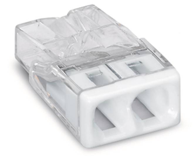 WAGO 2273-202 COMPACT-Verbindungsdosen- klemme,für eindrähtige Leiter,max.2,5mm² (Inhalt 100