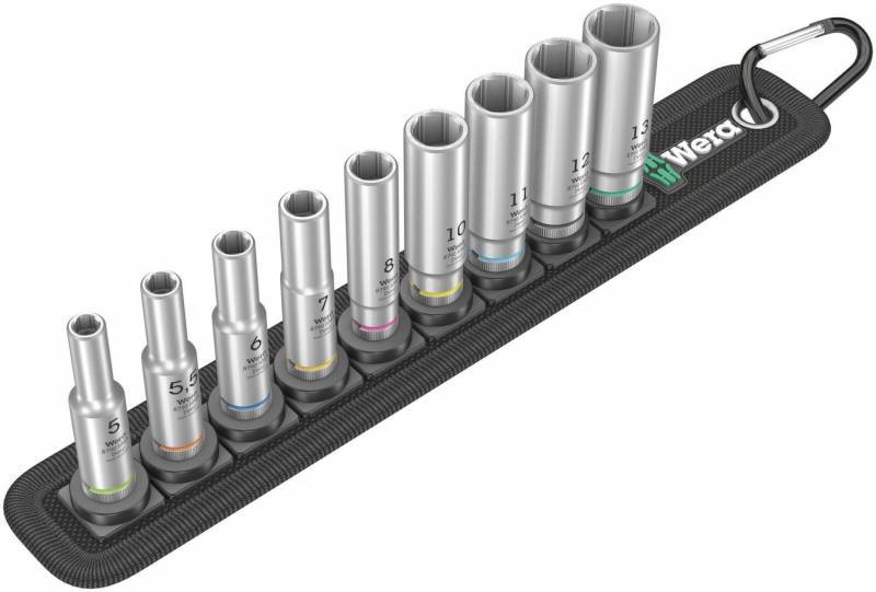 Wera Belt A Deep 1 Steckschlüsseleinsatz-Satz, 1/4-Antrieb Multimedia-Technik Werkzeug