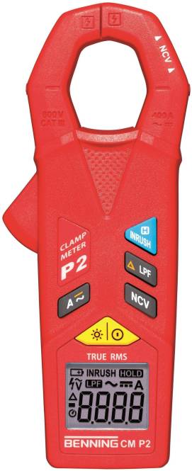 Benning TRUE RMS Digital-Strom- CM P2 zange 10mA-400A AC/DC max.23mm 044679 Install.Baumaterial