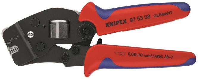 Knipex Aderendhülsenzange 190mm 975308 0,08-10qmm Front selbsteinstellend Install.Baumaterial