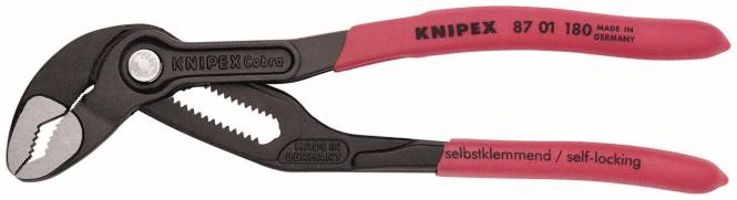 Knipex Wasserpumpenzange 180mm 8701180 Cobra 1 1/2 Zoll Install.Baumaterial Werkzeug Messgeräte