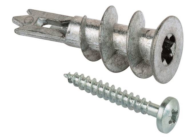 Fischer Gipskartondübel Metall 040432 GKMS 12 (Inhalt 100 Stück) Install.Baumaterial