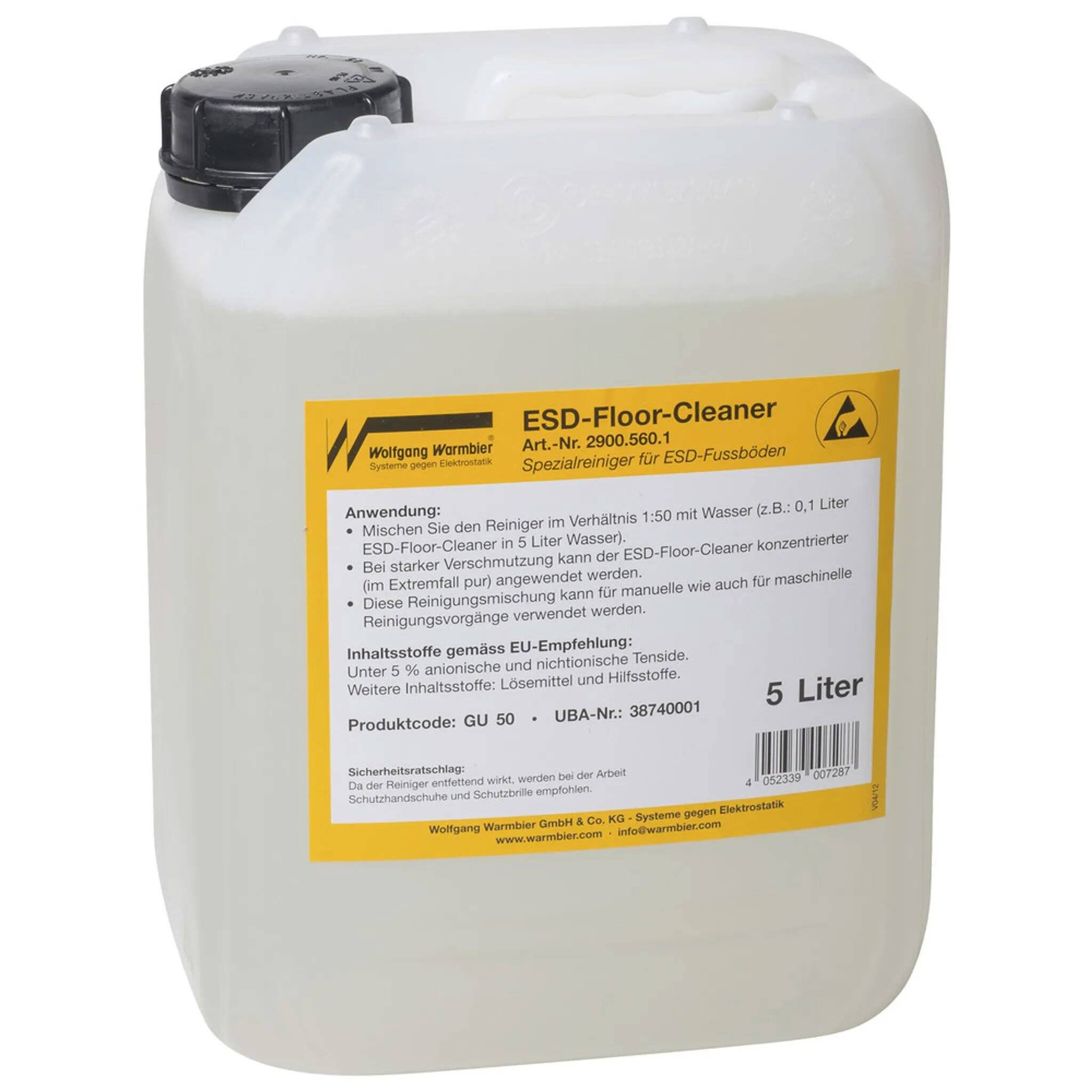 ESD Bodenreinigungsmittel, 5 l