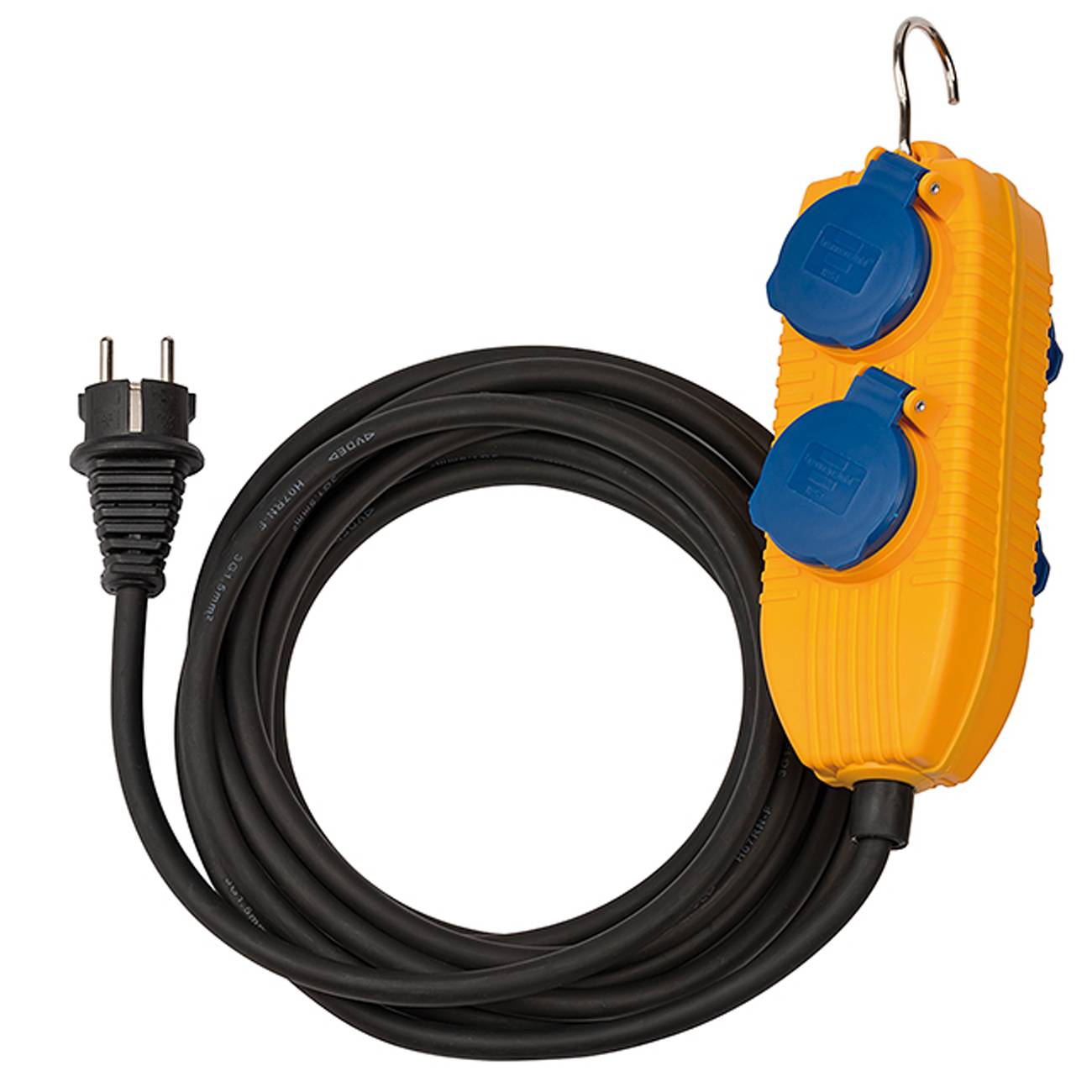 Brennenstuhl Verlängerungskabel 10m Powerblock IP54 schwarz Multimedia-Technik Stromkabel