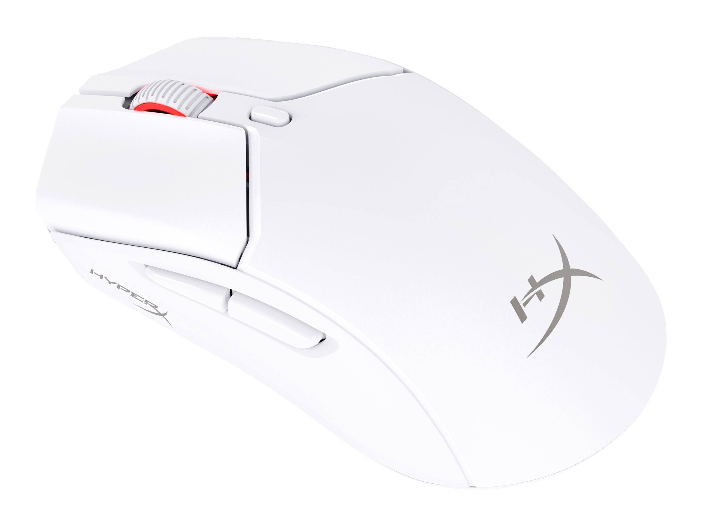 HP HyperX Pulsefire Haste 2 - Maus - optisch - 6 Tasten - kabellos, kabelgebunden - 2.4 GHz, Bluetooth 5.0 - kabelloser Empfänger (USB)