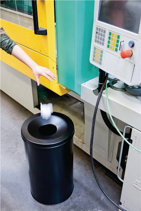 DURABLE Papierkorb Safe rund 30 Liter schwarz Multimedia-Technik PapierBüroSchreibwar
