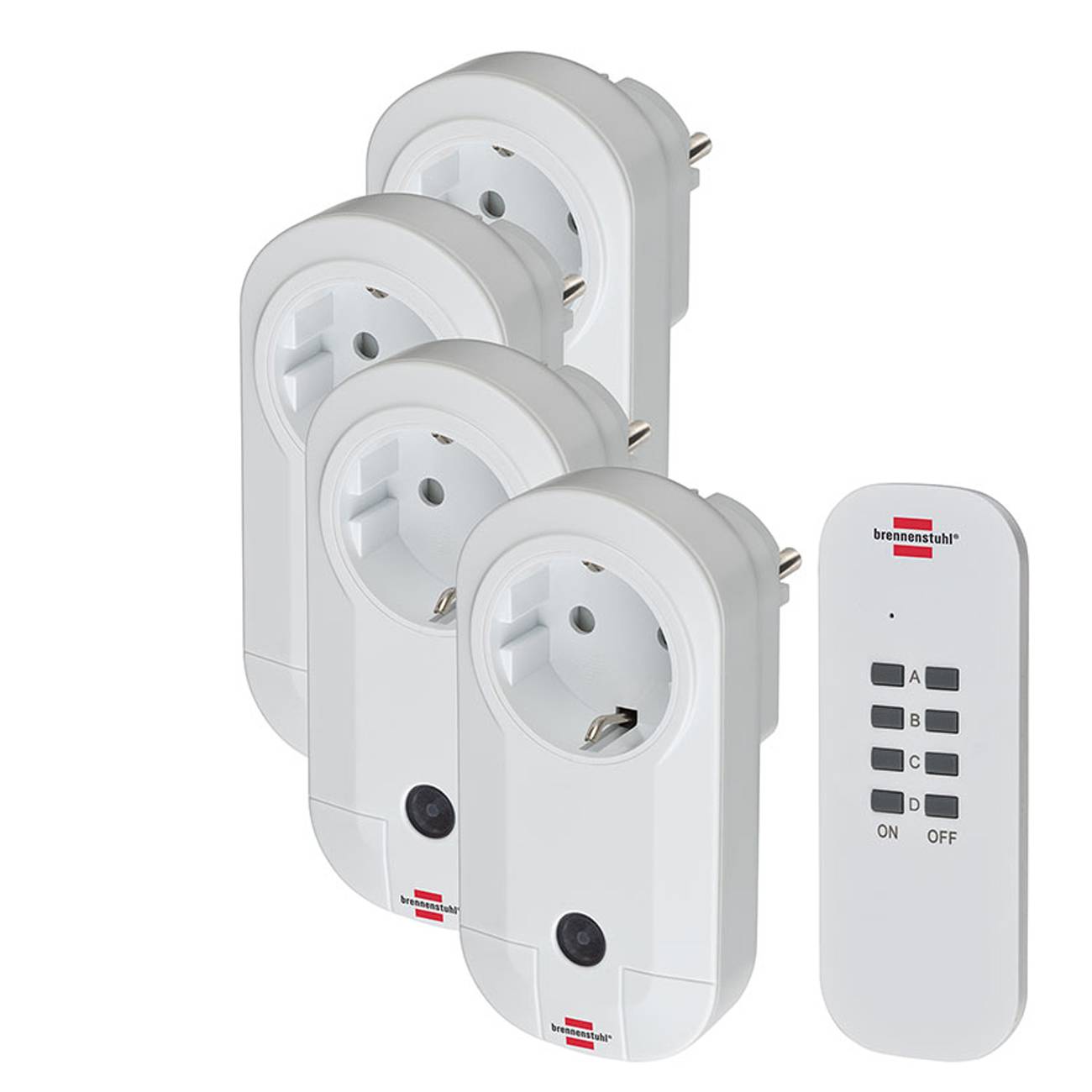 Brennenstuhl Funkschaltset 1000W RC CE1 4001 Multimedia-Technik Funksteckdosen