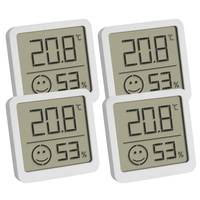 TFA-Dostmann 30.5053.02.04, Elektronisches Umgebungsthermometer, Indoor, Digital, Weiß, Kunststoff, Quadratisch