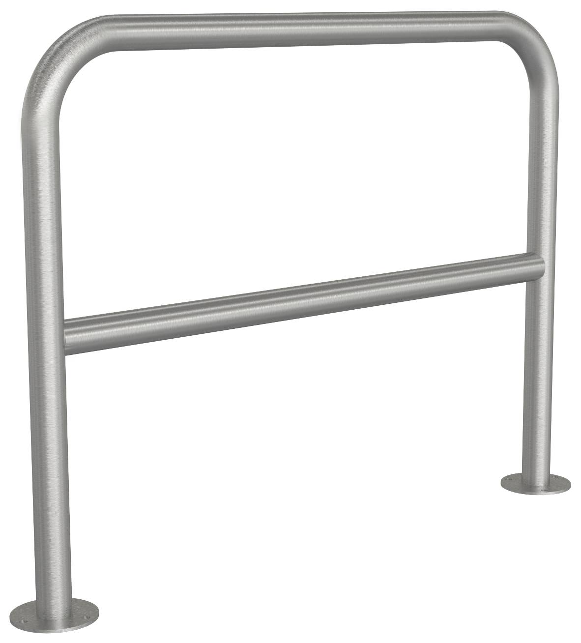 Schake 449_22P Edelstahlbügel Ø 48 mm für Dübelbefestigung mit Querholm Gesamtbreite 1000 mm