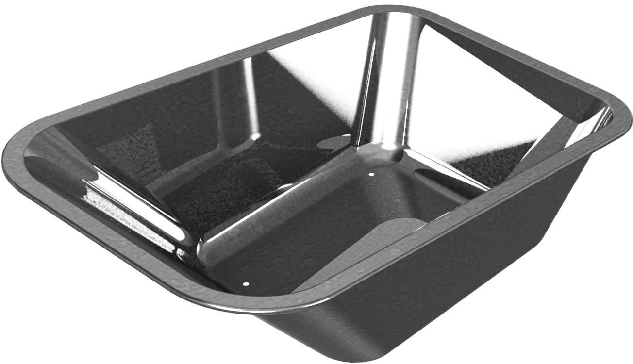 Schake 520T10 Einzelteile Schubkarre, 90 Liter Mulde, Typ Polier und Geselle