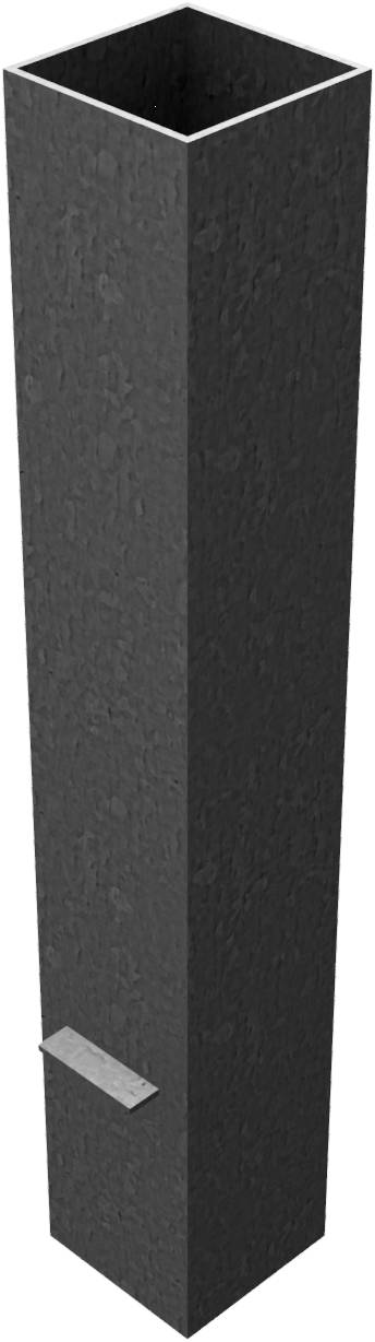 Schake 470_10 Bodenhülse für Absperrpfosten 70 x 70 mm für herausnehmbare Absperrpfosten mit Bodenteil 70 x 70 mm<br><br>mit Verschließeinrichtung